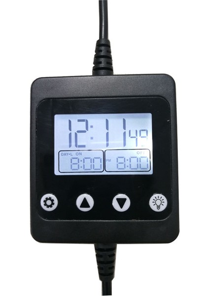 Program Denetleyici Stili Akvaryum Q2-B LED Işık 18W Deniz Su Aydınlatma 3W Tuzlu Su Clip-On Lamba Mercan Resifi Balık Nano Tank Gün Doğumu Gün Batımı (Yurt Dışından)