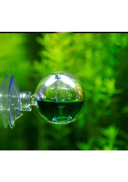 Yuvarlak Top Tarzı 1 Parça Co2 Akvaryum Difüz Cam Damla Kontrol Cihazı Ph Uzun Süreli Gösterge Monitör Tester Kombinasyonu (Yurt Dışından)