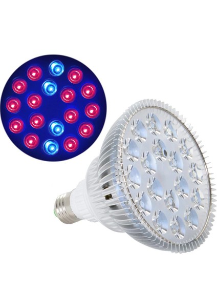 14 Kırmızı 4 Mavi Stil 54W LED Pet Aydınlatma Balık Tankı Lambası LED Akvaryum Işığı Bitki Ampulü Tuzlu Su Deniz Mercan Sump Algi Uv Ir Kırmızı Mavi (Yurt Dışından)