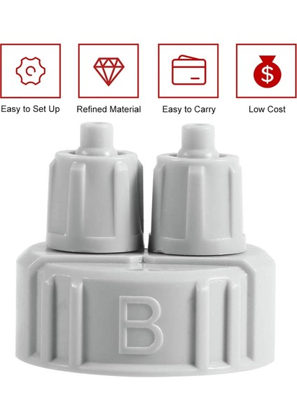 Kendin Yap Abs Co2 Sistemi Kit Jeneratör Parça Şişe Kapağı ve Tüpler Için Bitkili Akvaryum A B Arayüzü Taşınabilir Hafif Ağırlık (Yurt Dışından) fırsatları
