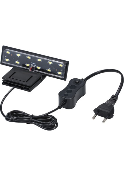 Siyah Stil 2021 AC220V 6W 12 LED Akvaryum Lambası Balık Kavanoz Lambası Beyaz Işık Taşınabilir Akvaryum LED Aydınlatma (Yurt Dışından)