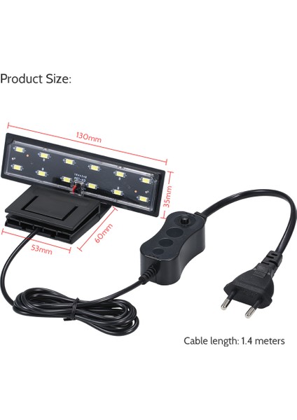 Siyah Stil 2021 AC220V 6W 12 LED Akvaryum Lambası Balık Kavanoz Lambası Beyaz Işık Taşınabilir Akvaryum LED Aydınlatma (Yurt Dışından) indirimleri