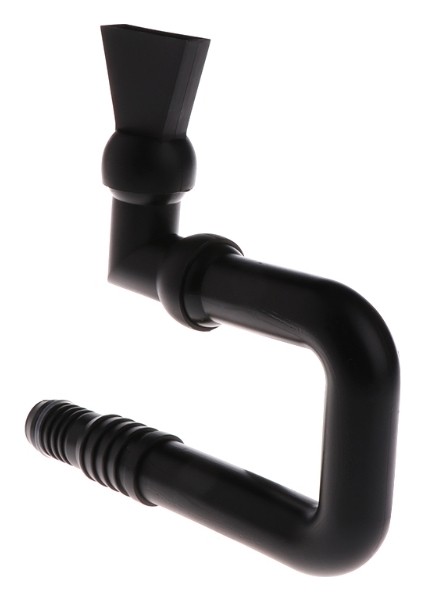 Siyah Stil U Şekilli Plastik Akvaryum Balık Tankı Su Çıkışı Tüpü Ördek Gagası Düz Nozul Boru E7CC (Yurt Dışından)