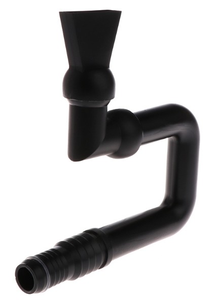 Siyah Stil U Şekilli Plastik Akvaryum Balık Tankı Su Çıkışı Tüpü Ördek Gagası Düz Nozul Boru E7CC (Yurt Dışından) fiyatları
