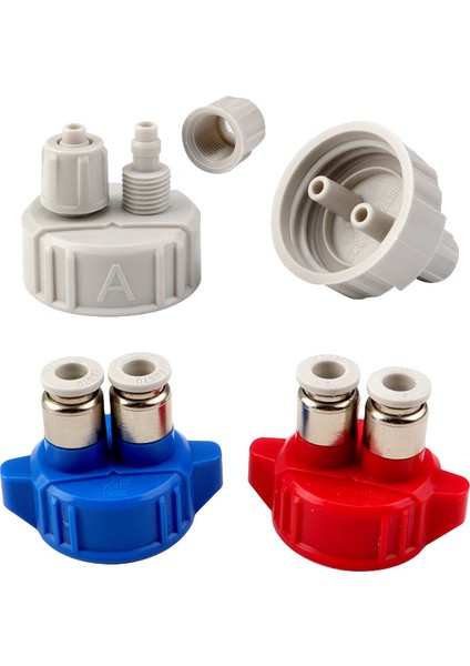 No.5 Tarzı 2 Adet Akvaryum Co2 Sistemi Pro Tüp Vana Manometre Hızlı Döndürme Şişe Kapağı Balık Tankı Canlı Bitki Kendin Yap Hava Taşıyıcı Jeneratör Aracı Parça (Yurt Dışından)