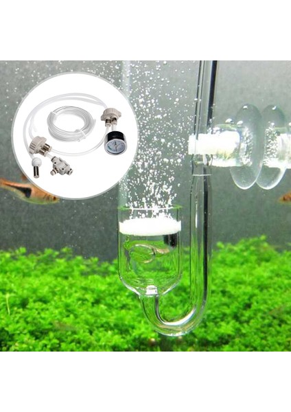 Standart Stil Ev Yapımı Co2 Valf Difüzörü Sucul Bitki Ekipmanı Akvaryum Balık Tankı Su Otlu Karbon Dioksit Jeneratörü Cihazı (Yurt Dışından) indirimleri