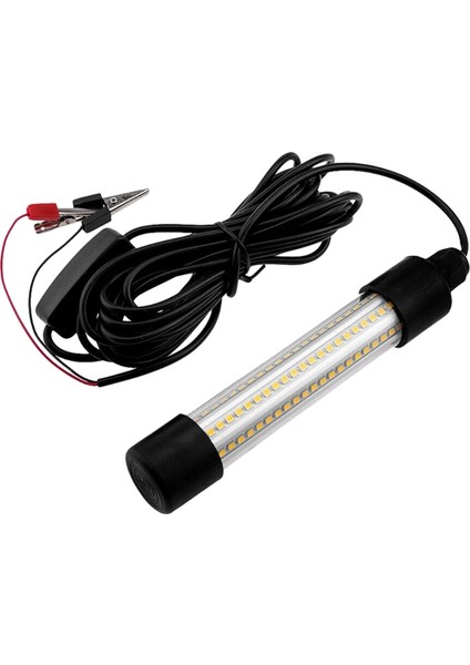 Beyaz Stil LED Daldırılabilir Balıkçılık Gece Lambası Su Altı Balık Yem Çekme Lambası Açık Gece Balıkçılığı Lambası Balık Çekme Lambası (Yurt Dışından)