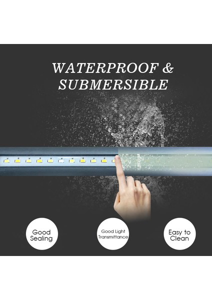 DF-26CM Tarzı Akvaryum LED Aydınlatma Lambası Akvaryum Bitkili Su Geçirmez Balık Tankı LED Işık Akvaryum Işık Ince Büyüme Aydınlatma Lambası (Yurt Dışından) modelleri