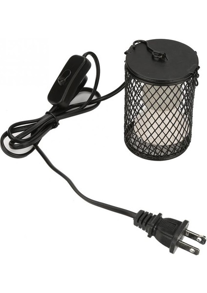 Siyah Abd Fiş Stili Sıcaklık Lambası Emişörü Isı Lambası Kafesli Sürüngen Isıtıcı Evcil Hayvanlar Isıtıcı Pet Malzemeleri (Yurt Dışından)