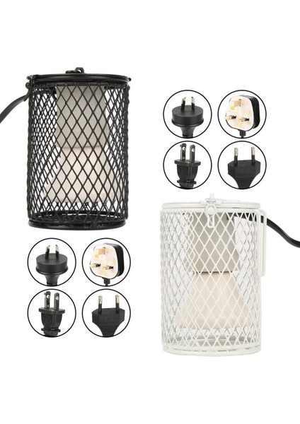 Siyah Abd Fiş Stili Sıcaklık Lambası Emişörü Isı Lambası Kafesli Sürüngen Isıtıcı Evcil Hayvanlar Isıtıcı Pet Malzemeleri (Yurt Dışından) fiyatları