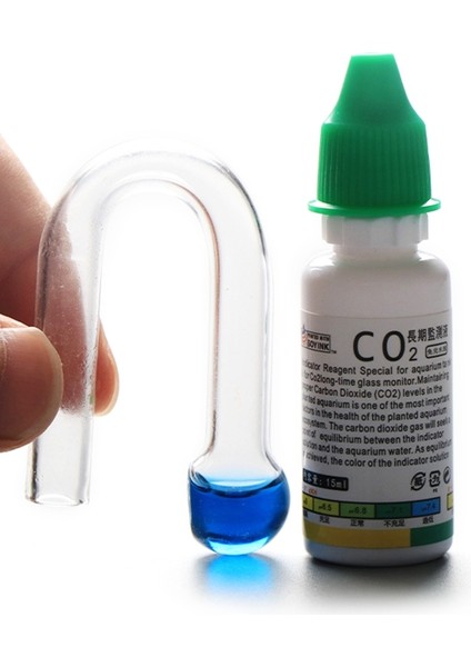 No.2 Tarzı 15ML Akvaryum Co2 Gösterge Çözeltisi Balık Tankı Sıvı Test Bitkiler Malzemeleri Co2 Sistemi Cam Konsantrasyon Damlalık Uzun Süreli (Yurt Dışından) fırsatları