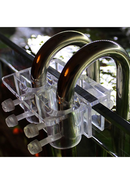 Açık Akrilik Akvaryum Mercan Tankı Boru Tüp Tutucu Klip, Tanka Monte Edilebilir (Yurt Dışından)