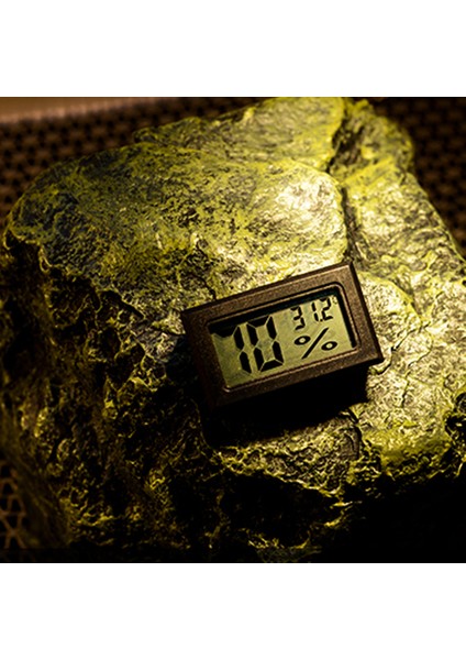 Prob Stili ile Beyaz Kolay Okunabilir Sürüngen Tankı Yumurta Inkübatörü Dijital Termometre Higrometre (Yurt Dışından) fiyatları