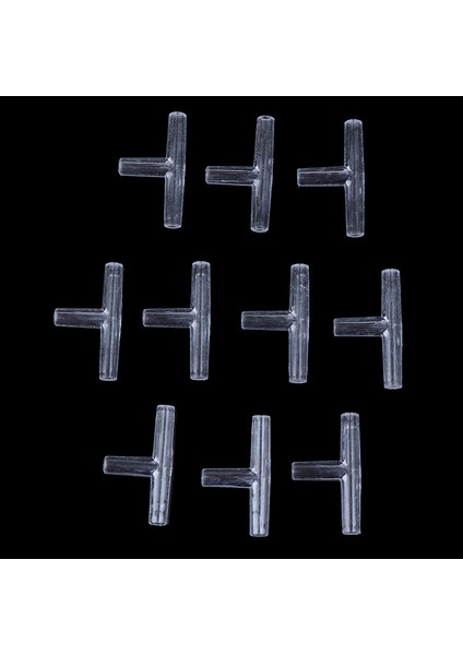 T Tipi Stili Balık Tankı Şeffaf Hava Tüpü Adaptörleri Için 4cm Iç Çapı Hava Hattı Hortumu Bağlantı Elemanları (Yurt Dışından)