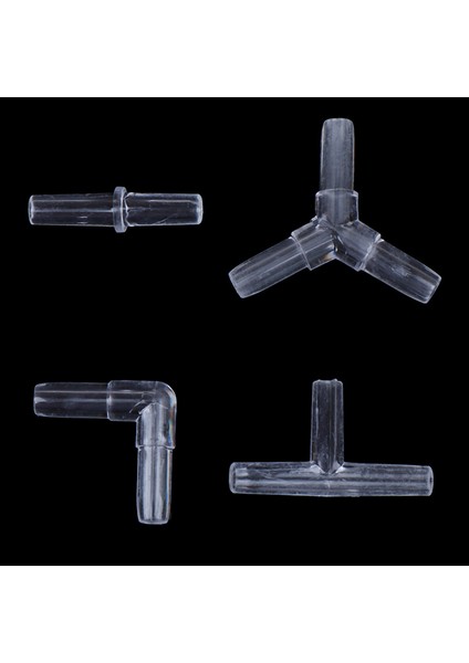 T Tipi Stili Balık Tankı Şeffaf Hava Tüpü Adaptörleri Için 4cm Iç Çapı Hava Hattı Hortumu Bağlantı Elemanları (Yurt Dışından) fiyatları