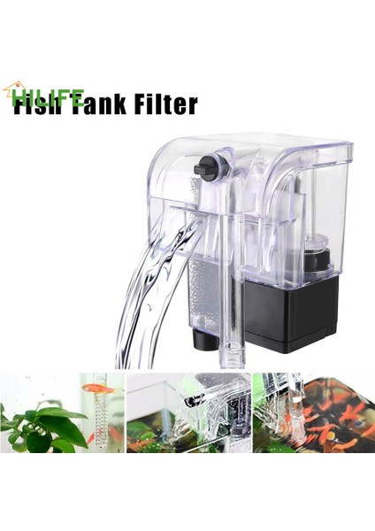 Beyaz Stil Dış Filtreli Oksijenli Daldırma Su Arıtma Mini Akvaryum Filtre Su Pompaları Için Akvaryum Balık Tankı Filtresi (Yurt Dışından) indirimleri