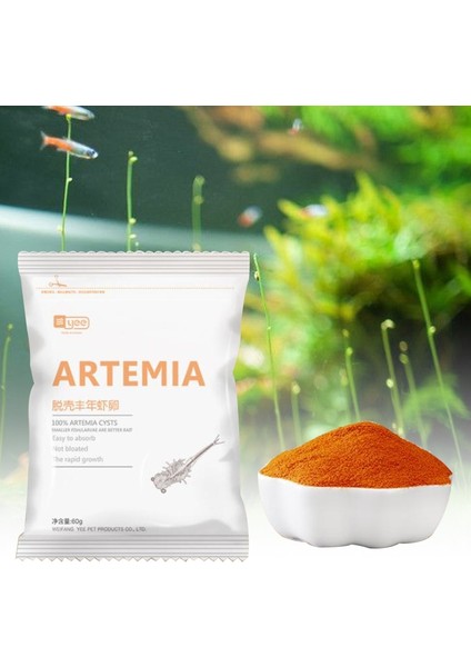 150 ml Akvaryum Tropik Balık Yemi Yavru Balıklar Artemia Kabuklu Yumurta Tuzlu Karides Kabuklu Yem (Yurt Dışından) fırsatları