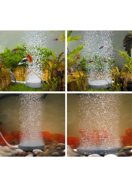 Gri Stil 8cm 40MM Balık Tankı Hava Kabarcığı Taşı Aeratör Havuz Pompası Hava Taşı Kabarcık Diski Akvaryum Pompası Hidroponik Oksijen Tabakası Hava Pompaları (Yurt Dışından) modelleri