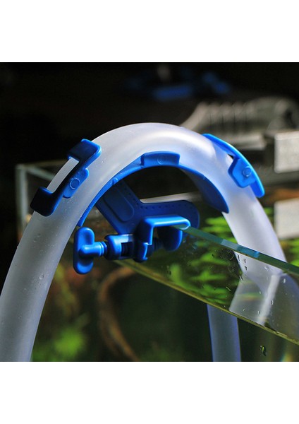 Mavi Stil Balık Tankı Su Değişim Sabitleme Kelepçesi Tutucu Akvaryum Su Borusu Filtre Filtrasyon Hortum Askı Boru Sabitleme Tüp Klip Aksesuarları (Yurt Dışından) fırsatları