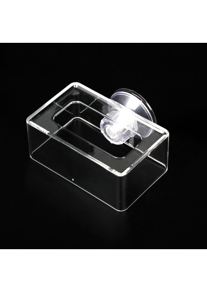 S Tarzı Akvaryum Akrilik Kare Yüzen Halka Emme Bardağı Beta Balığı Yem Bardağı Karides Bardağı Bitki Tankı Akvaryum - (Yurt Dışından)