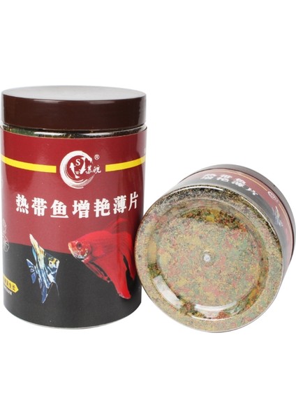 350ML Tarzı 350ML Süs Balığı Yemi Akvaryum Altınbalık Japon Balıkları Orta Boy Tropikal Balıklar Renkli Pullar (Yurt Dışından) indirimleri