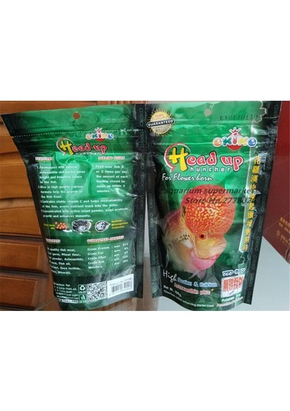 Yeşil Stil L Beden Hongyı Balık Yemi Akvaryum Yeşil Baş Yukarı Kırmızı Baş Işaret Siyah Baş Yukarı Renkli Balık Tankı Malzemeleri (Yurt Dışından)