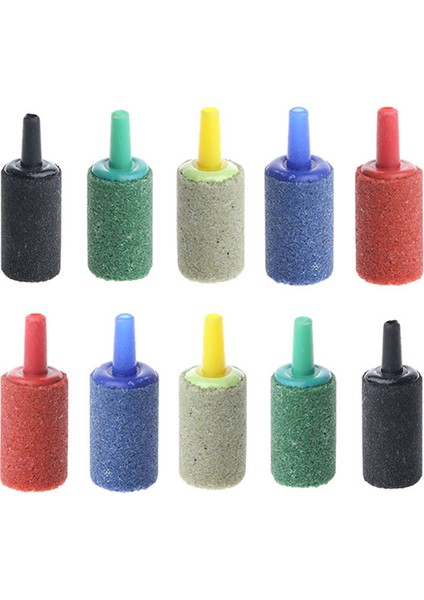 Rastgele Stil 10 Adet Akvaryum Havuz Silindir Kabarcık Hava Taşı Balık Tankı Havalandırma Aeratör Difüzör (Yurt Dışından) fiyatları