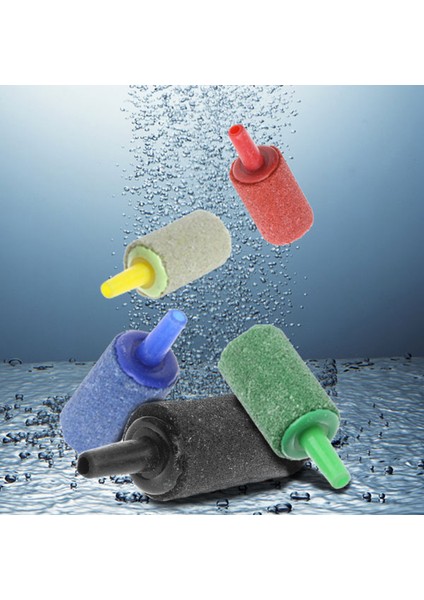 Rastgele Stil 10 Adet Akvaryum Havuz Silindir Kabarcık Hava Taşı Balık Tankı Havalandırma Aeratör Difüzör (Yurt Dışından) modelleri