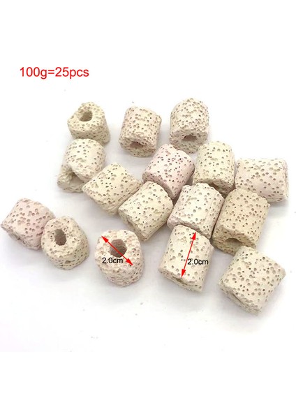 Kırmızı Stil 2CMX2CM 100G Akvaryum Filtre Doğal Mineraller Halka Biyolojik Filtre Baterial Ev Balık Tankı Filtre Medyası (Yurt Dışından) fırsatları