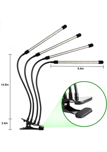 1 Kafa USB Bağlantı Noktası Stili USB Tam Spektrum Kontrol Bitkiler Için LED Büyüme Işığı Tohumlar Çiçekler Için Kapalı Klips Lamba Büyüme Kutusu (Yurt Dışından)
