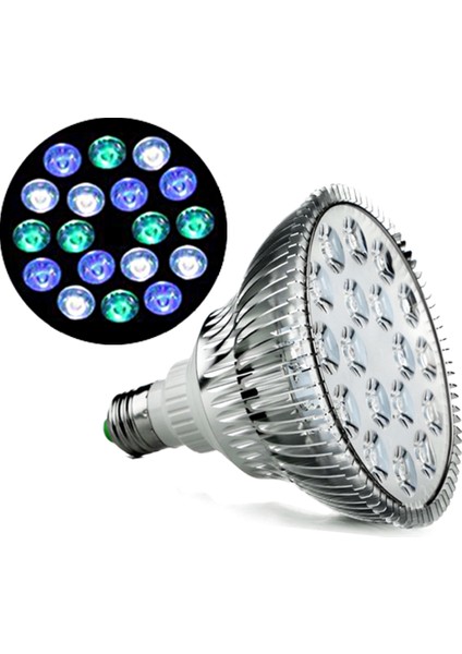 10MAVI 4beyaz 2r 2g Stili 54W LED Akvaryum Işık Klip Lambası Balık Büyümek Beyaz Mavi Yeşil Renk Aydınlatma Ab Takı ile Deniz Mercan Tuzlu Su Kaplumbağa Için (Yurt Dışından)