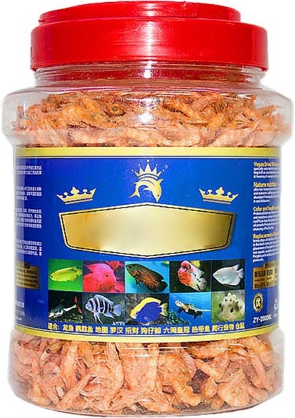2000ML Tarzı Akvaryum Tropikal Balık Yemleri Donmuş Karides Sağlıklı Cichlid Kaplumbağa Sürüngen Kaplumbağa Arowana Kurutulmuş Yemler Sağlıklı Diyet (Yurt Dışından)