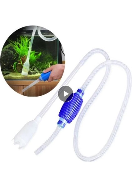 Gösterilen Stil Gibi 1 Parça 1 Adet Yarı Otomatik Akvaryum Temiz Vakum Su Değiştirici Çakıl Akvaryum Basit Balık Tankı Vakum Sifon Pompası Temizleyici Araçları (Yurt Dışından) fırsatları