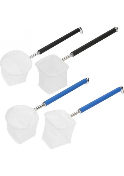 Mavi Yuvarlak Stil M Beden 0.5cm Geri Çekilebilir Akvaryum Balık Tutma Ağı Balık Tankı Temizleme Yoğun Örgü (Yurt Dışından) modelleri