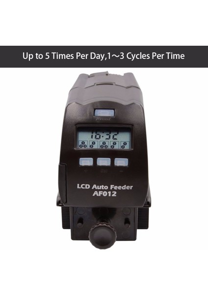 AF012 Stili Balık Besleyici Nicrew Otomatik Balık Yemleyici Dijital LCD Akvaryum Balık Tankı Havuz Zamanlama Otomatik Yem Kapasite Ayarlanabilir Balık Severler Için (Yurt Dışından) indirimleri
