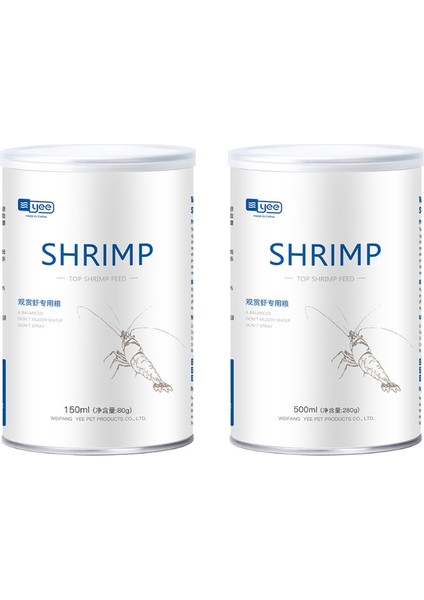 500ML Tarzı 150ML Akvaryum Balık Tankı Kristal Karides Yemi Safir Karides Sağlıklı Lezzetli Karides Için Glazed Karides (Yurt Dışından) fiyatları