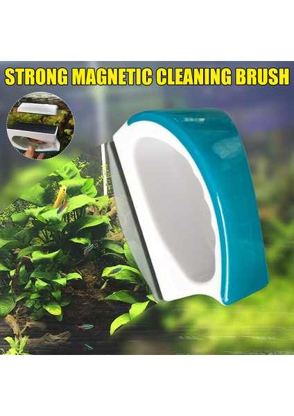 Bir Stil Mini Manyetik Akvaryum Cam Temizleyici Fırça Mıknatıslar Güçlü Manyetik Temiz Ölü Uçlar Çiziksiz (Yurt Dışından) fiyatları