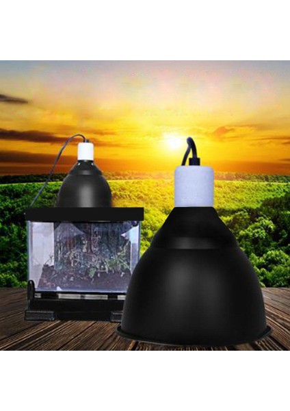 Avrupa Düzenlemeleri Tarzı Kırmsi Kızılötesi Uva Uvb Lamba Gölgelikli Seramik Isıtıcı E27 Için Sürüngenler (Yurt Dışından) fiyatları