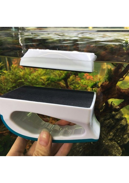 Bir Stil Mini Manyetik Akvaryum Cam Temizleyici Fırça Mıknatıslar Güçlü Manyetik Temiz Ölü Uçlar Çiziksiz (Yurt Dışından) fırsatları