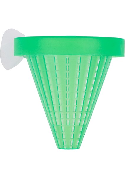 2 Adet Tarzı 3 Parça Plastik Konik Hazneli Emici Kupa ile Akvaryum Kırmızı Solucan Besleme Balık Tankı Konik Canlı Yem Sepeti Huni Malzemeleri (Yurt Dışından)