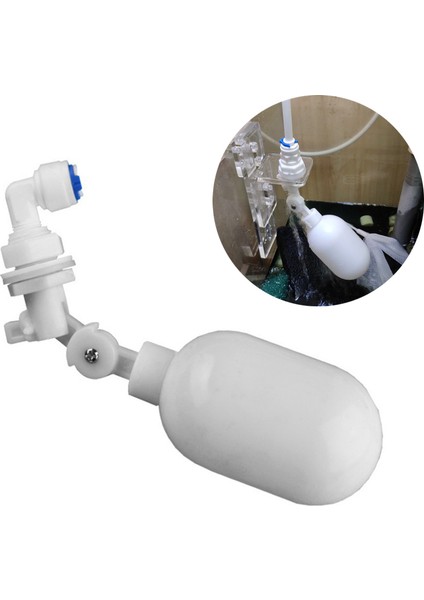 Beyaz Stil 1 Parça Plastik Akvaryum Otomatik Su Dolum Kontrol Vanası Balık Tankı Ayarlanabilir Yüzer Top Vanası Su Dolum Otomatik Üstü Kapalı Sistemi Için (Yurt Dışından)