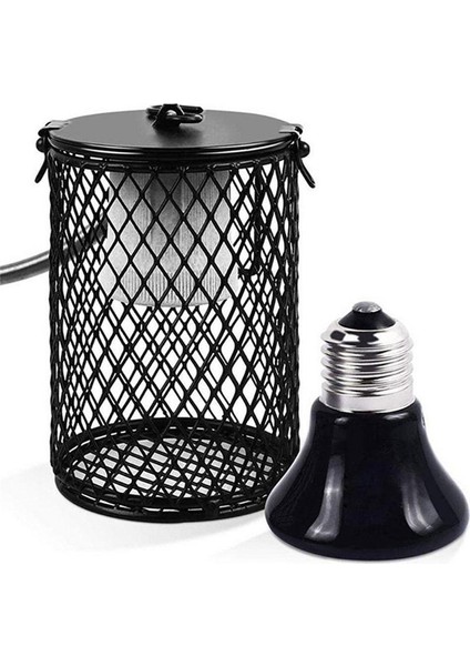 Abd 110V Tarzı Ev Evcil Hayvan Sürüngen Için Kızılötesi Seramik Isıtma Lambası 110V 220V Isı Emici Işık Ampulü Anti-Yanık Lamba Standı ile (Yurt Dışından)