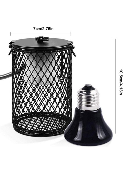 Abd 110V Tarzı Ev Evcil Hayvan Sürüngen Için Kızılötesi Seramik Isıtma Lambası 110V 220V Isı Emici Işık Ampulü Anti-Yanık Lamba Standı ile (Yurt Dışından) modelleri