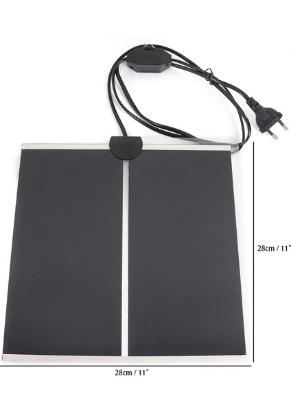 28W Tarzı Sürüngen Terraryum Isıtıcı Ped Ayarlanabilir Sıcaklık Inkübatör Matı Termostat Kontrol Cihazı ile (Yurt Dışından) fiyatları