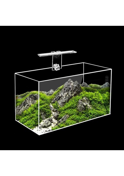 USB Dokunmatik LED 001 Stili Akrilik Balık Tankı Ultra Beyaz Balık Tankı Sade Silindir Açık Akvaryum Masaüstü Küçük Dikdörtgen Su Altı Silindir Kaplumbağa Silindir (Yurt Dışından) fiyatları