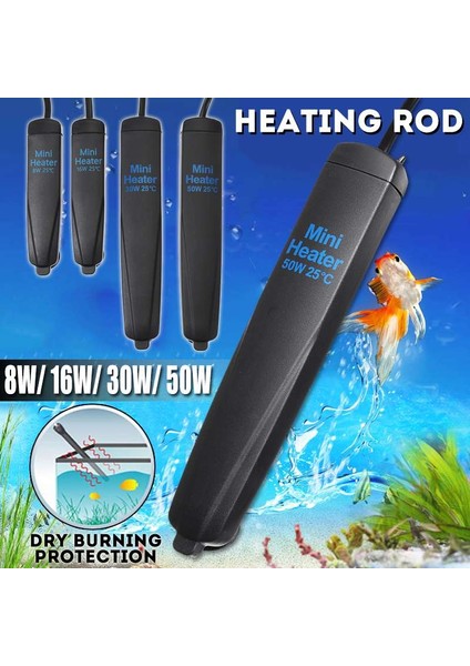 50W Tarzı Yeni Mini Isıtıcı Akvaryum Isıtma Çubukları Balık Tankı Kırılmaz Sabit Sıcaklık Isıtıcı Araçlar Dalabilir Kaplumbağa Isıtma Cihazı (Yurt Dışından)