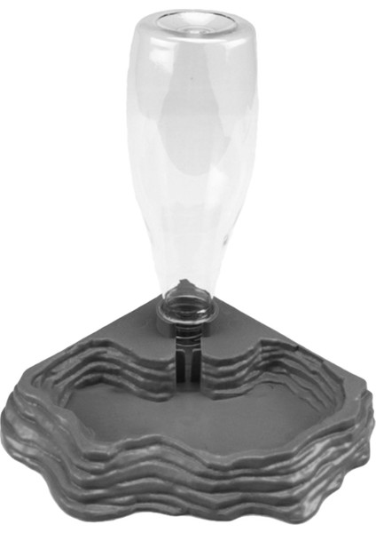 Gri Stil 400ML Pet Sürüngenler Kaplumbağalar Su Dağıtıcısı Içme Çeşmesi Kase Kaplumbağa Kertenkele Havuzu Sürüngen Kutusu Besleme Malzemeleri (Yurt Dışından)