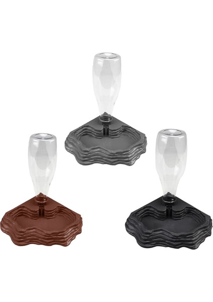 Gri Stil 400ML Pet Sürüngenler Kaplumbağalar Su Dağıtıcısı Içme Çeşmesi Kase Kaplumbağa Kertenkele Havuzu Sürüngen Kutusu Besleme Malzemeleri (Yurt Dışından)