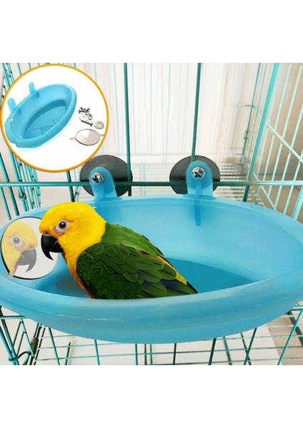 Gösterilen Stil Gibi 4xl Moda Yaratıcı Sıcak Satış Kuş Su Banyo Küveti Kafes Askı Kase Papağanlar Muhabbet Kuşu Kuş Banyosu (Yurt Dışından) modelleri