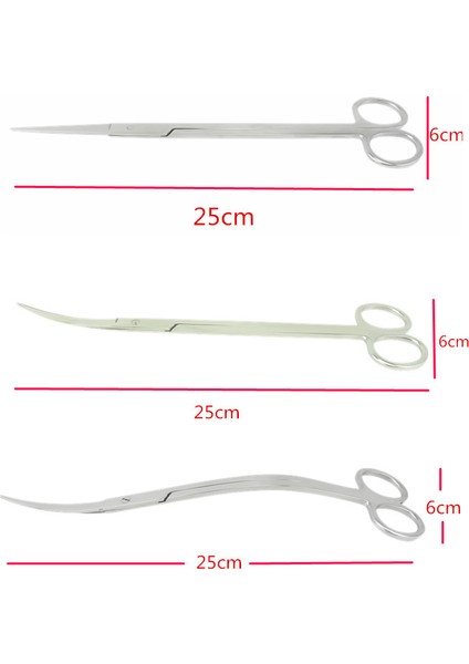 Bir Stil 10'' Bitki Tankı Dalga Veya Kıvrımlı Su Ürünleri Paslanmaz Çelik Makas Su Ot Su Yosunu Klipsi Temizleme Aracı Tesoura - Turkish (Yurt Dışından) modelleri